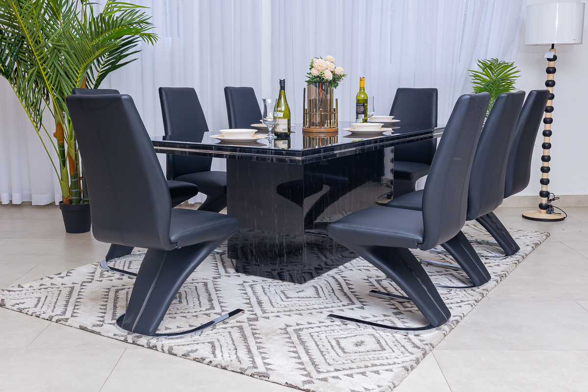 DIVANO Dining Table + 8 Chairs 1 divano dining table + 8 chairs