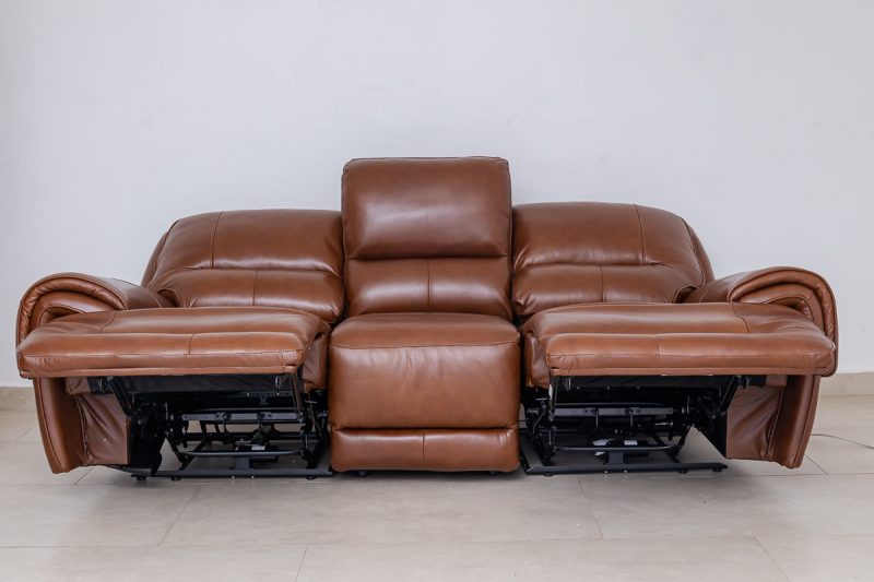 novara 7 seater leather recliner (3+2+1+1)