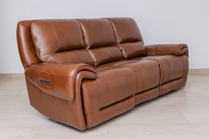 novara 7 seater leather recliner (3+2+1+1)