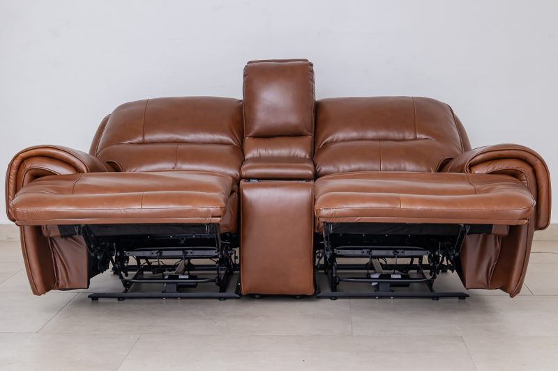 novara 7 seater leather recliner (3+2+1+1)
