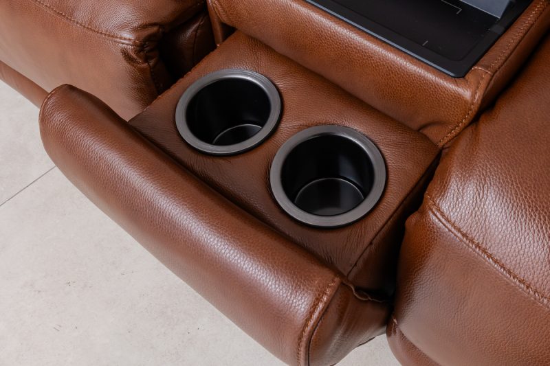 novara 7 seater leather recliner (3+2+1+1)