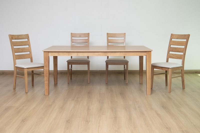 shila dining table + 6 chairs
