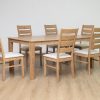 shila dining table + 6 chairs