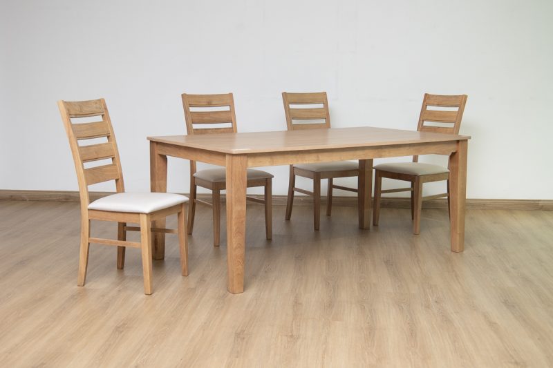 shila dining table + 6 chairs