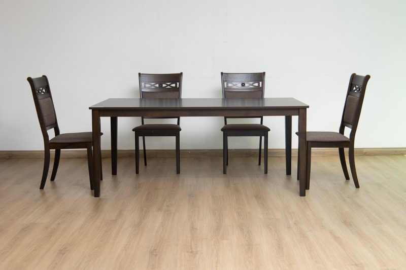 jordan dining table + 6 chairs
