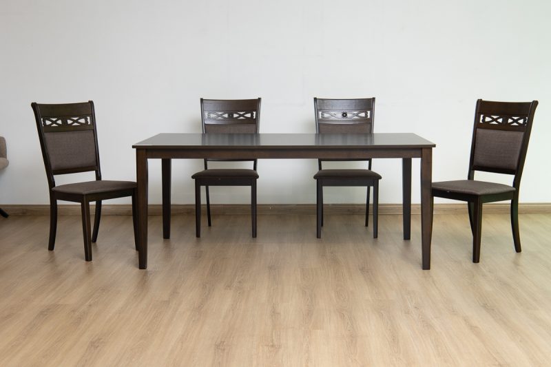jordan dining table + 6 chairs