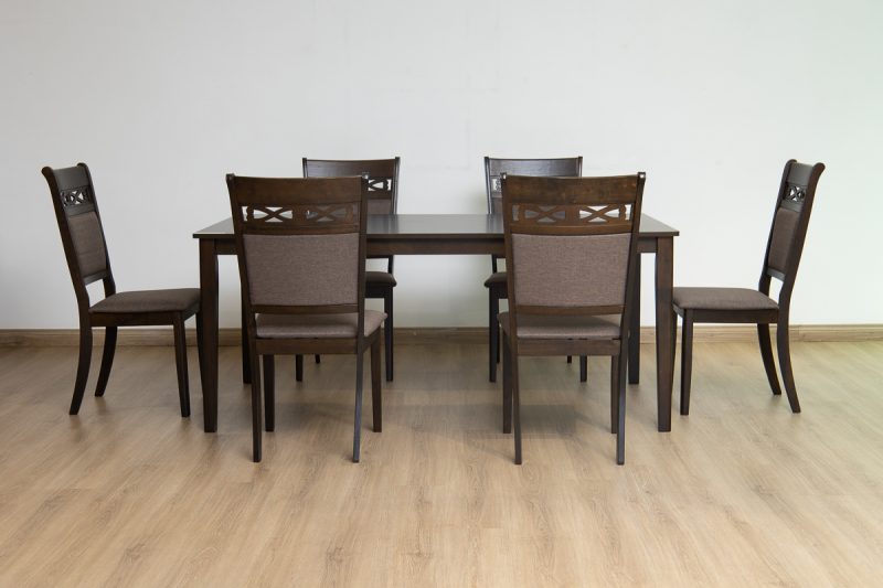 jordan dining table + 6 chairs