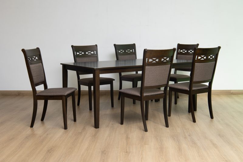 jordan dining table + 6 chairs