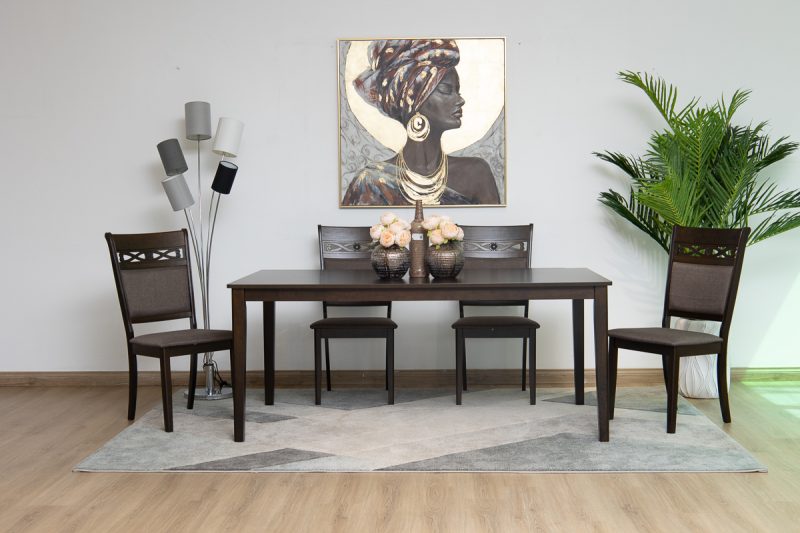 jordan dining table + 6 chairs