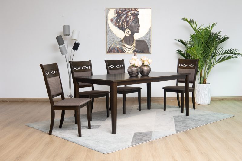 jordan dining table + 6 chairs