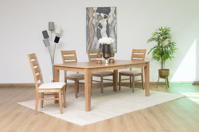shila dining table + 6 chairs