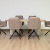 jasmine dining table + 6 brinkley chairs