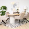 jasmine dining table + 6 brinkley chairs