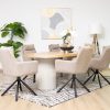 jasmine dining table + 6 brinkley chairs