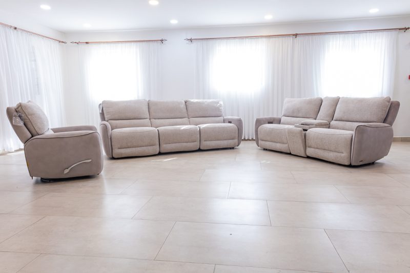 seville 7 seater leather recliner (3+2+1+1)