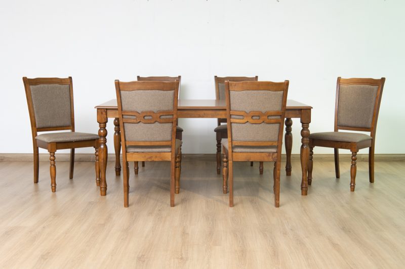 bavora dining table + 6 chairs