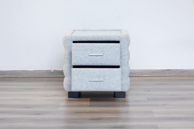 elena king bed + 2 nightstands