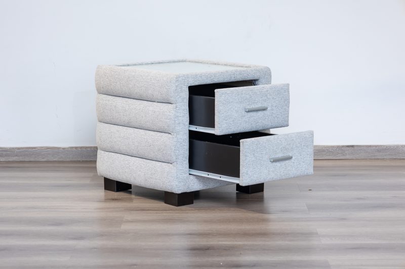 elena queen bed + 2 nightstands