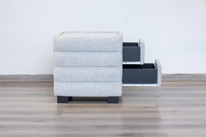 elena king bed + 2 nightstands