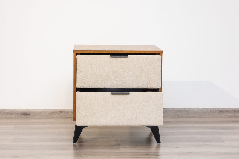 gabon queen bed + 2 nightstands