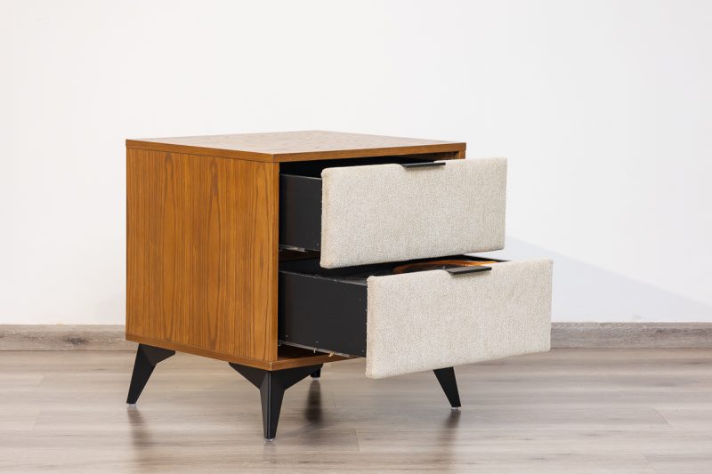 gabon queen bed + 2 nightstands