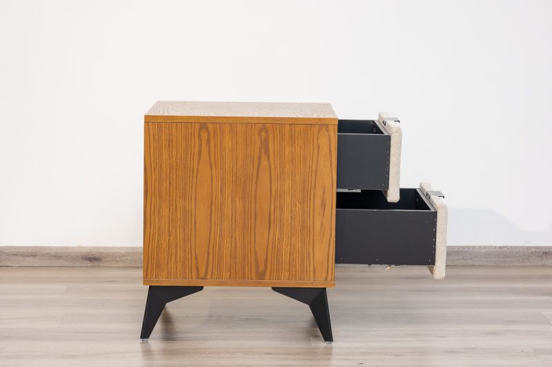 gabon queen bed + 2 nightstands