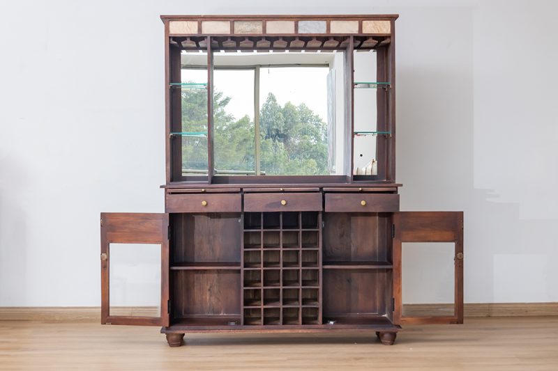santa fe high level bar cabinet