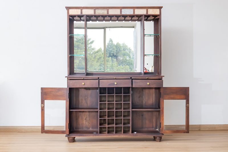 santa fe high level bar cabinet