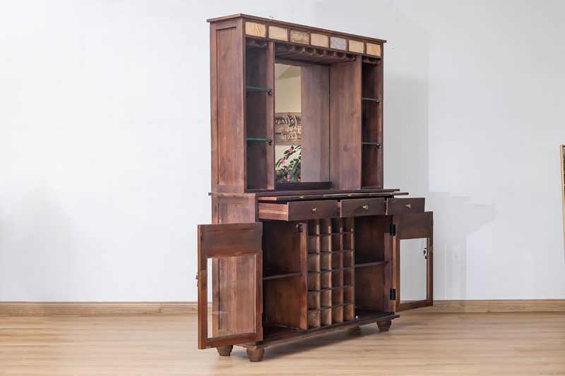 santa fe high level bar cabinet