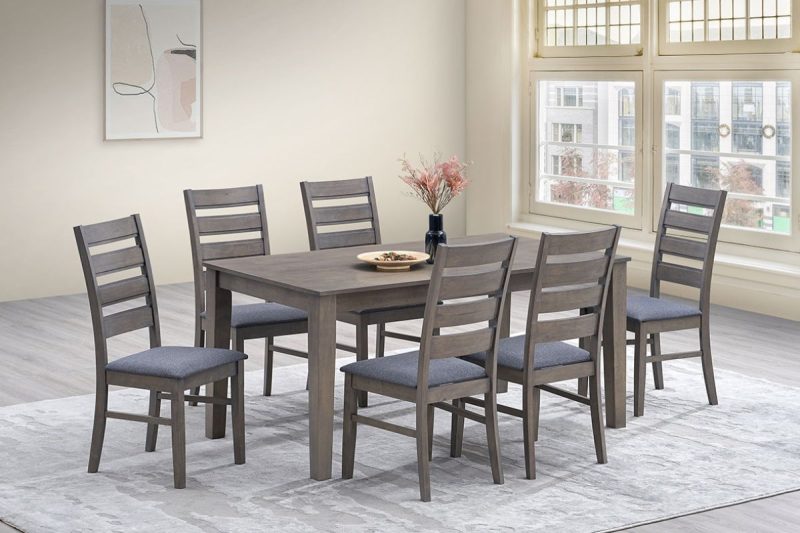 shila dining table + 6 chairs