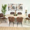 jarel dining table + 6 metz chairs