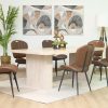 jarel dining table + 6 metz chairs