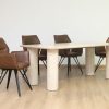 rudy dining table + 6 loft chairs