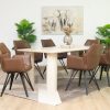 rudy dining table + 6 loft chairs