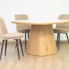 siya dining table + 4 cardiff chairs