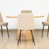 siya dining table + 4 cardiff chairs