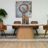 santos dining table + 6 belfast chairs