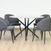 karie dining table + 4 marisol chairs