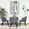 karie dining table + 4 marisol chairs