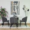 karie dining table + 4 marisol chairs