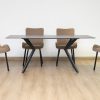 leena dining table + 6 triena chairs