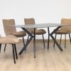 leena dining table + 6 triena chairs