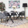 rina dining table + 6 marisol chairs