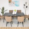 leena dining table + 6 triena chairs