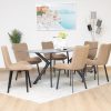 leena dining table + 6 triena chairs