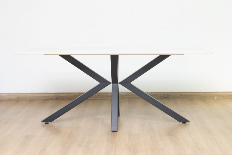 brio dining table + 6 metz chairs