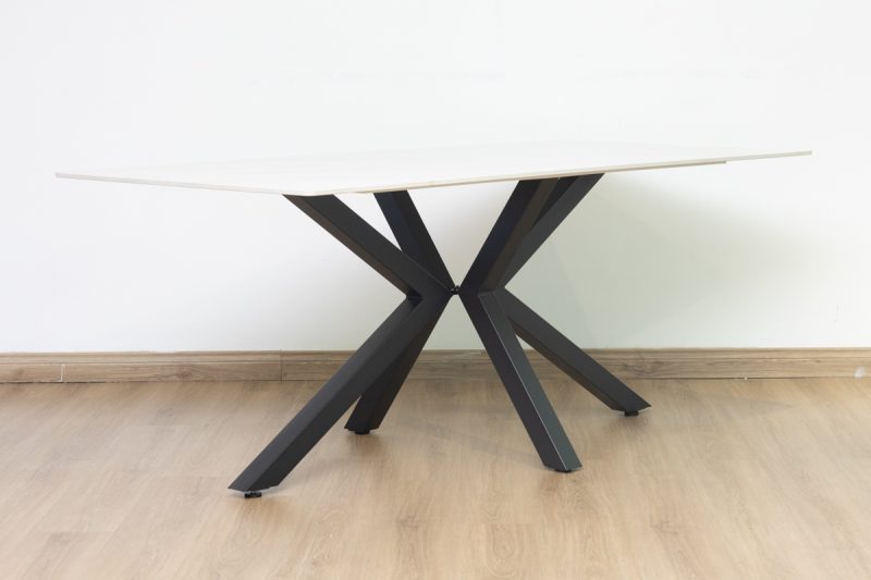 brio dining table + 6 metz chairs