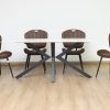 brio dining table + 6 metz chairs