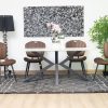 brio dining table + 6 metz chairs