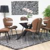 brio dining table + 6 metz chairs